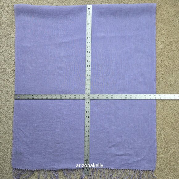Lavender Linen Scarf Purple Charter Club - Picture 2 of 9